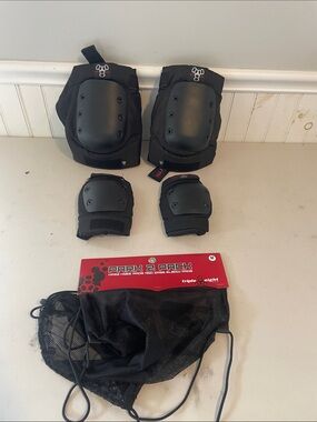 Kids Black Protective Pad Set - Park 2 Pack